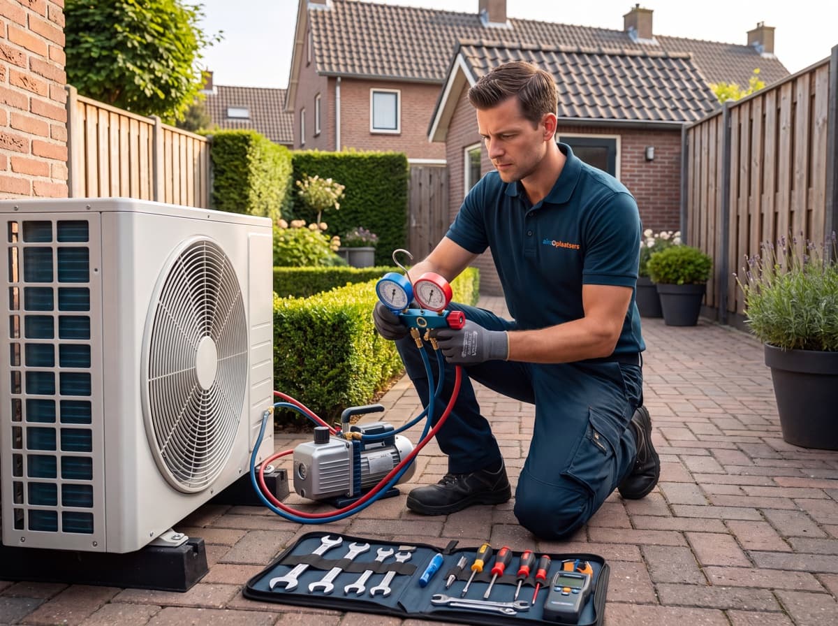 Airco geplaatst in Waalwijk: Inbedrijfstelling & druktest